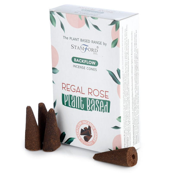 Regal Rose Plant Based Backflow Incense Cones