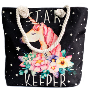 Unicorn Rope Handle Bag