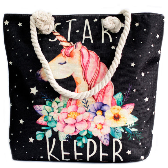 Unicorn Rope Handle Bag