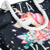 Unicorn Rope Handle Bag