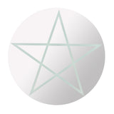 Round Pentagram Wall Mirror