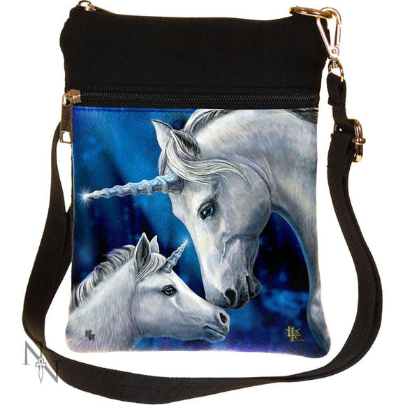 Sacred Love Unicorn Shoulder Bag by Lisa Parker
