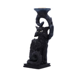 Salem Black Cat Candlestick Holder
