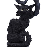 Salem Black Cat Candlestick Holder