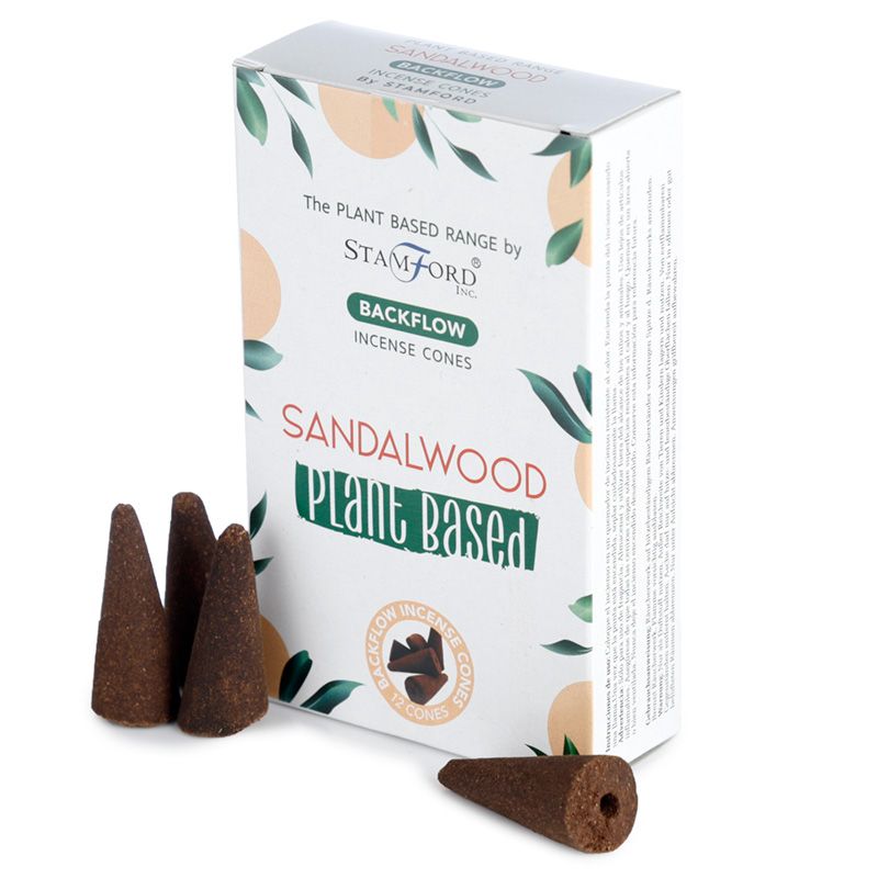 Sandalwood Plant Based Backflow Incense Cones