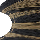 Seagrass Zebra Stripe Natural Fan Wall Art