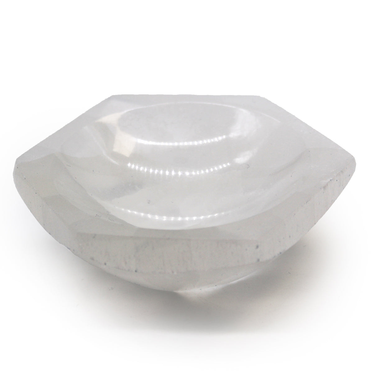 Selenite Crystal Hexagon Bowl