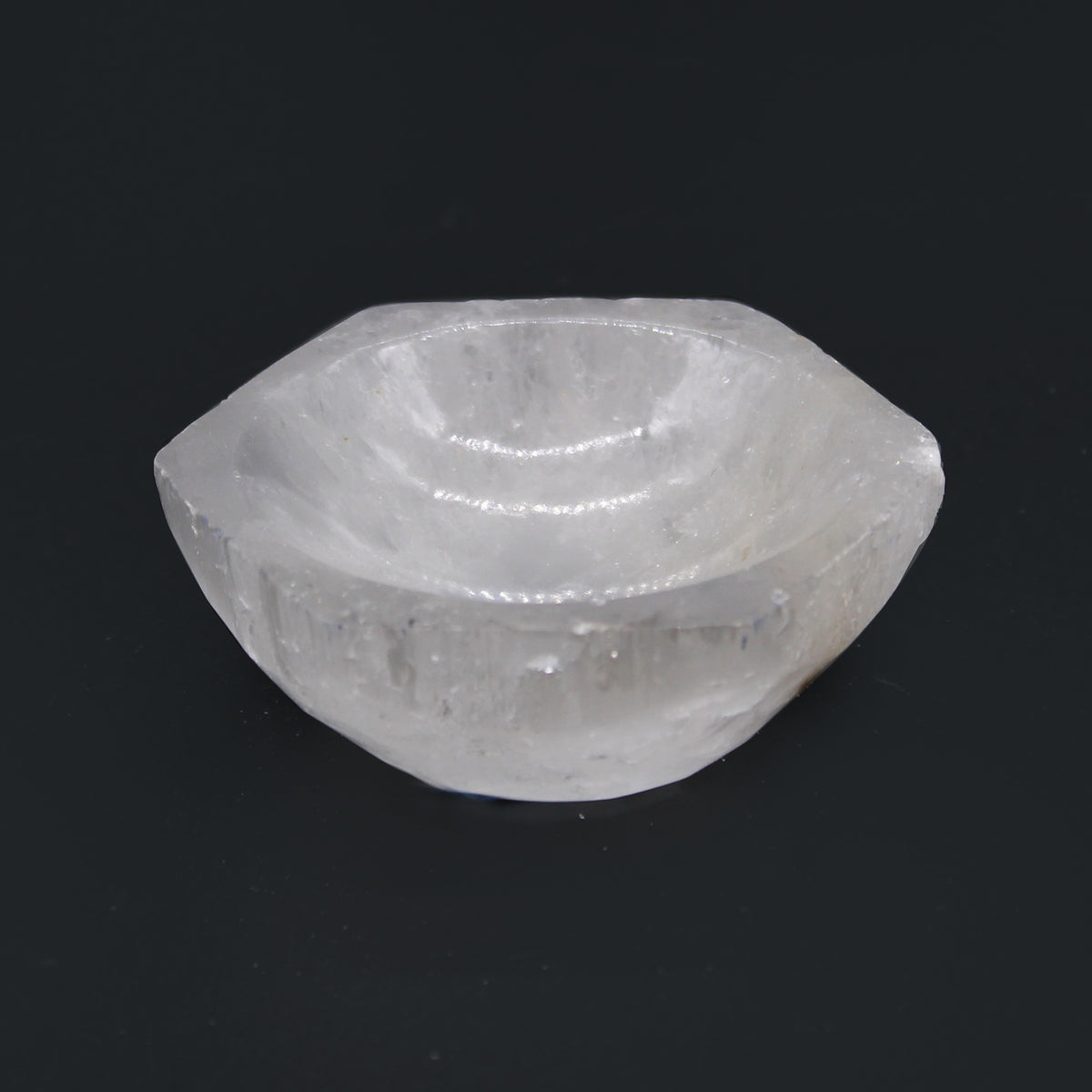Selenite Crystal Hexagon Bowl