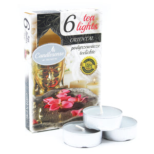 Set of 6 Oriental Scented Tealight Candles