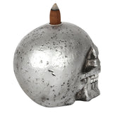 Silver Skull Backflow Incense Burner