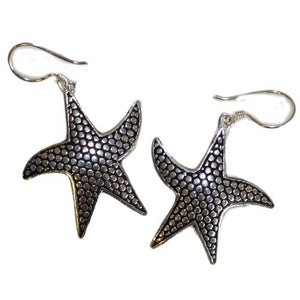 Sterling Silver Starfish Earrings