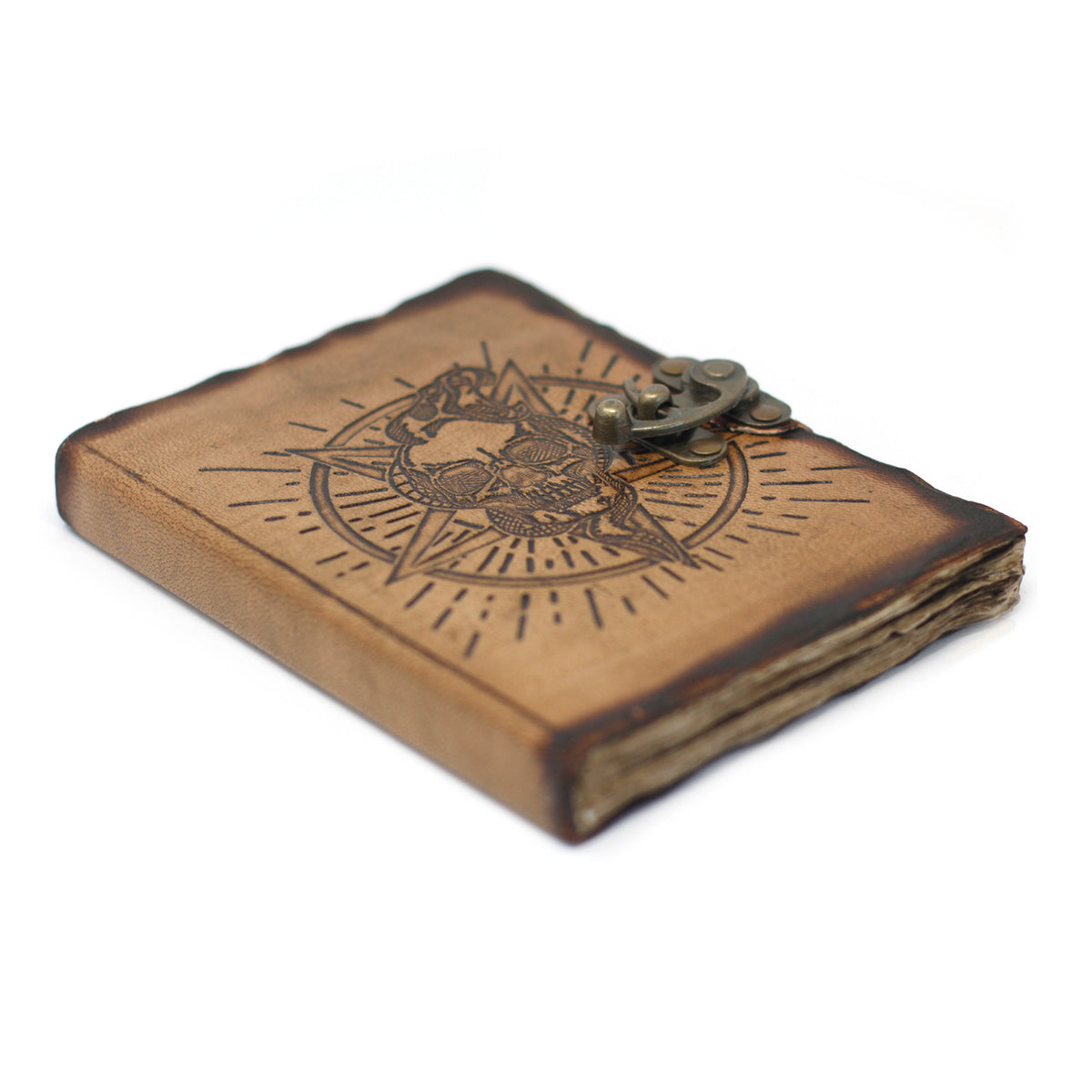Leather Skull Notebook