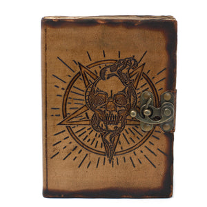 book with skull on cover