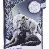 Snow Kisses Wolf Purse by Lisa Parker