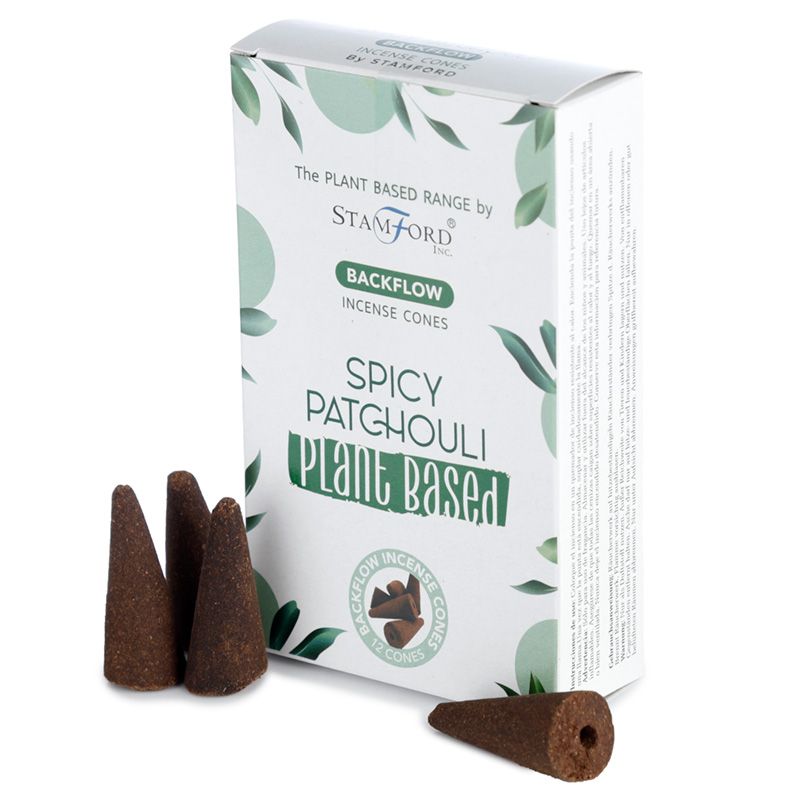 Spicy Patchouli Plant Based Backflow Incense Cones