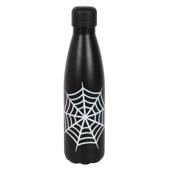 Spiderweb Black Water Bottle