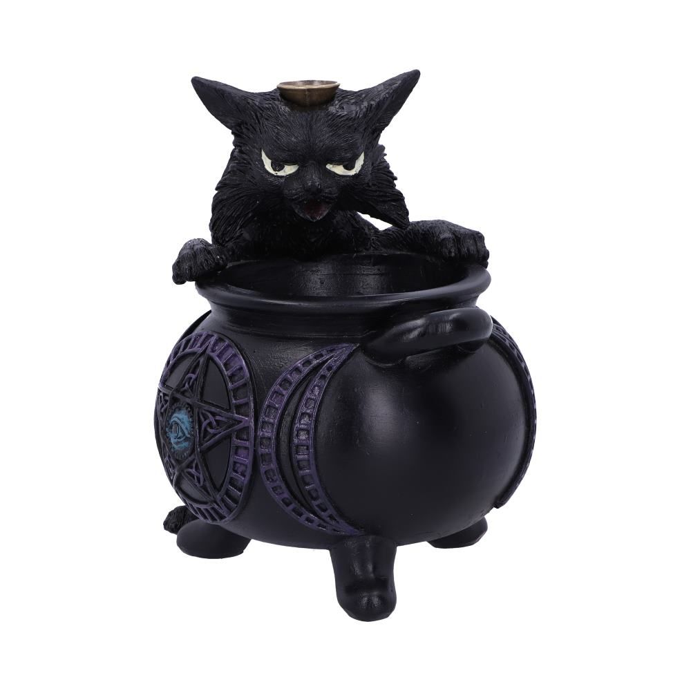 Nemesis Now Spite's Cauldron incense burner side view