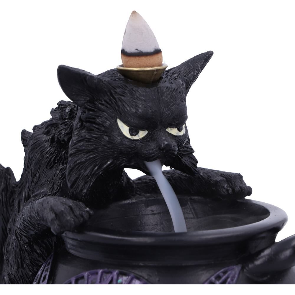 Spite's Cauldron backflow incense burner smoke detail