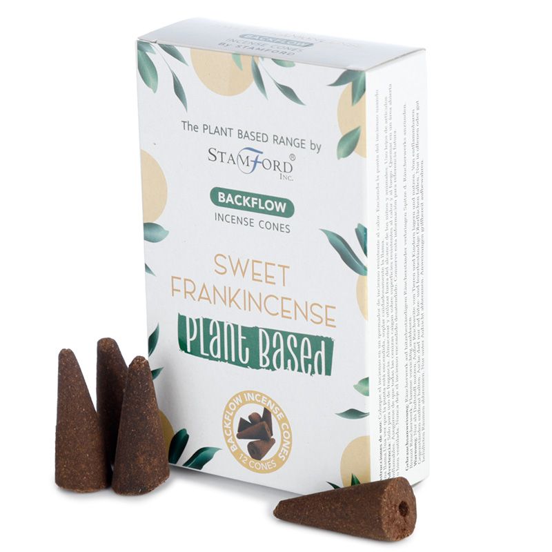 Sweet Frankincense Plant Based Backflow Incense Cones