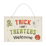 Trick or Treaters Welcome Halloween Sign