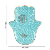 Turquoise Hamsa Jewellery Dish