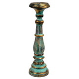 turquoise candle holder