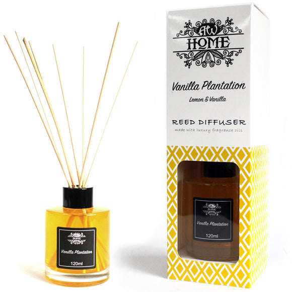 Vanilla Plantation Essential Oil 120ml Reed Diffuser