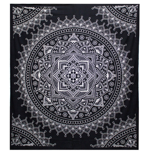 Lotus Flower Large Cotton Wall Hanging