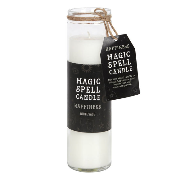 White Sage 'Happiness' Spell Candle