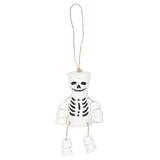 Hanging White Skeleton Plant Pot Man
