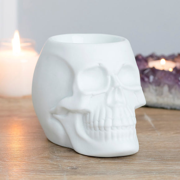 White Skull Oil Wax Burner