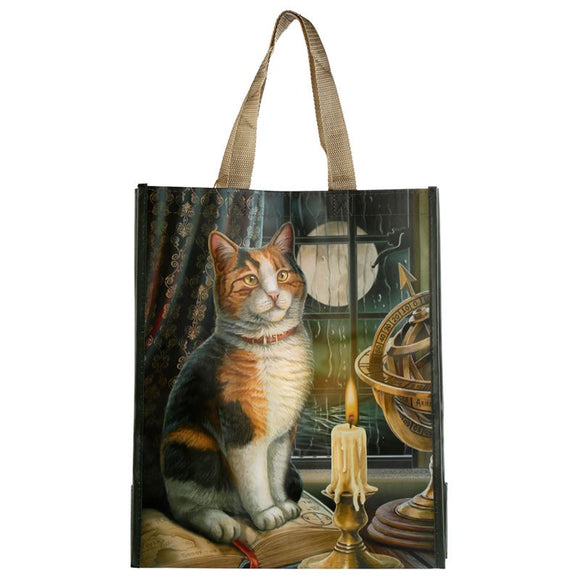 Cat 'Adventure Awaits' Shopping Bag