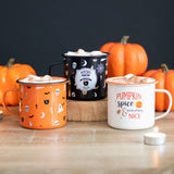 Witches Brew Black Enamel Mug