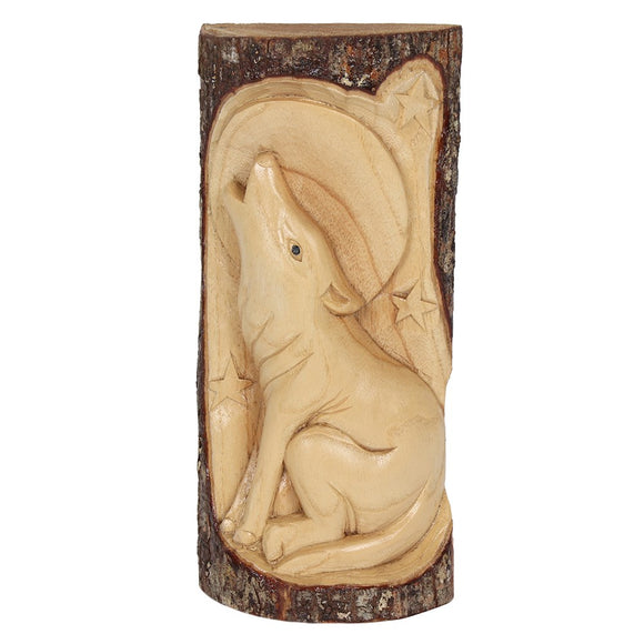 Wolf Wood Carving