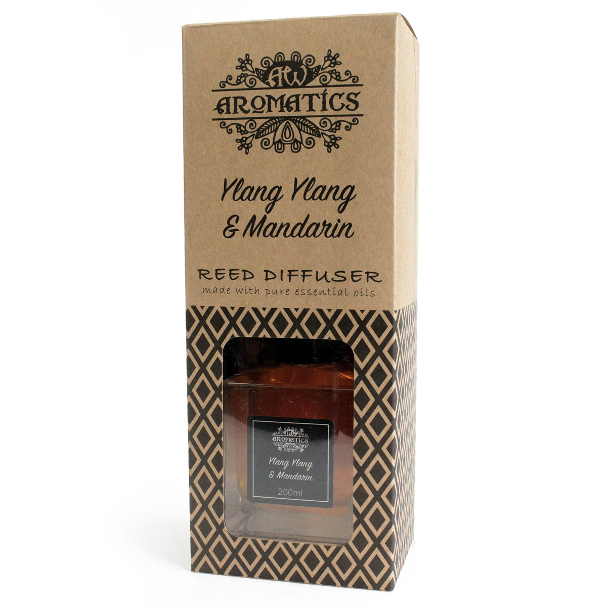 Ylang Ylang & Mandarin Essential Oil 200ml Reed Diffuser