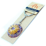 amethyst keychain