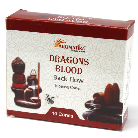 Dragon's Blood Aromatika Backflow Incense Cones