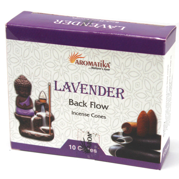 Lavender Aromatika Backflow Incense Cones