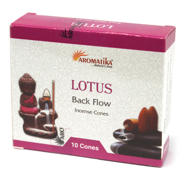Lotus Aromatika Backflow Incense Cones
