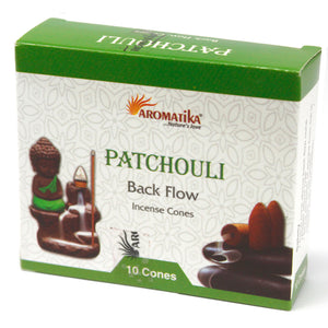 Patchouli Aromatika Backflow Incense Cones