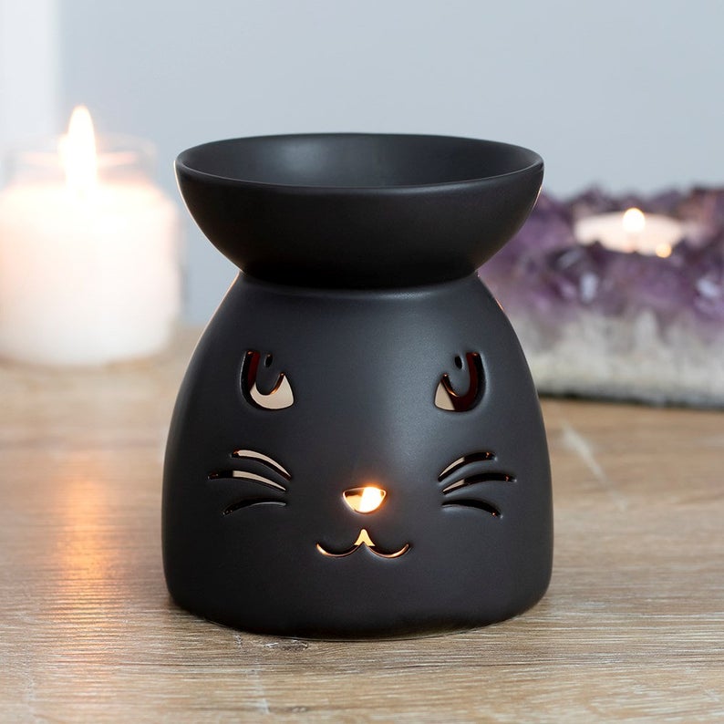 cat face oil burner