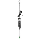 black dragonfly cut-out windchime