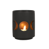 Black Triple Moon Tealight Candle Holder