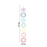 seven chakras wall hanging
