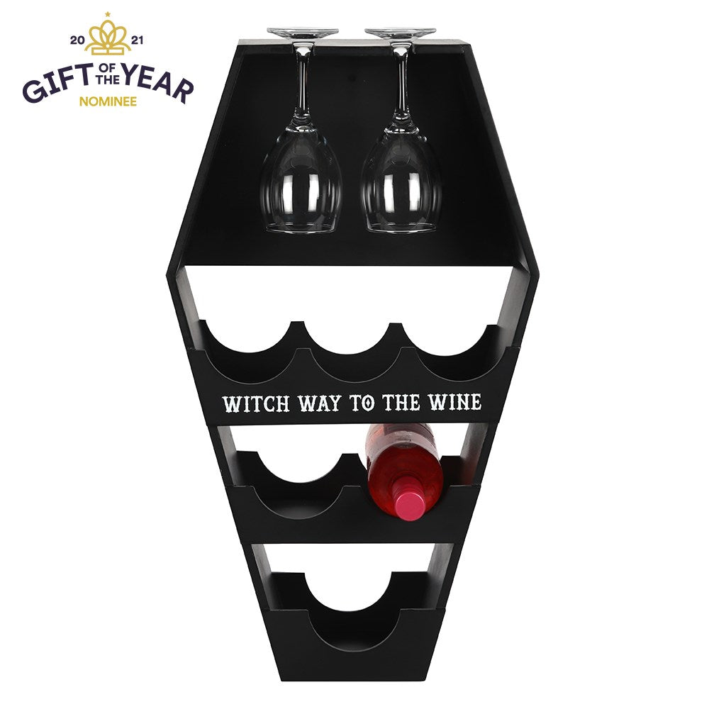 Coffin Wine Rack