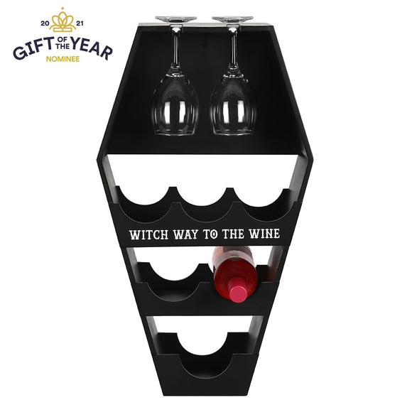 Coffin Wine Rack