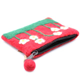 Daisy Flowers Felt Purse
