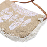 Dreamcatcher Print Fringe Bag