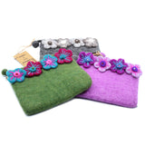 Flower Handmade Felt Coin Purse