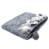 Flower Handmade Felt Coin Purse
